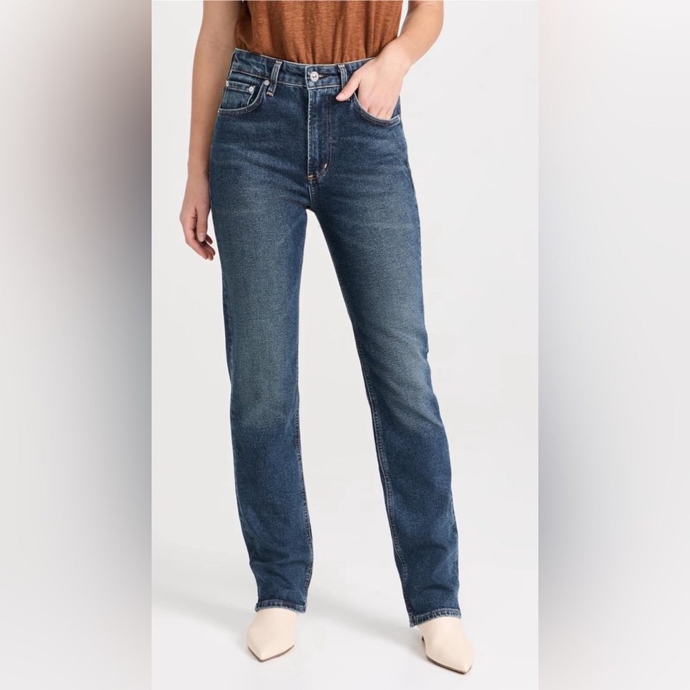 Citizens of humanity Zurie straight jeans garnish